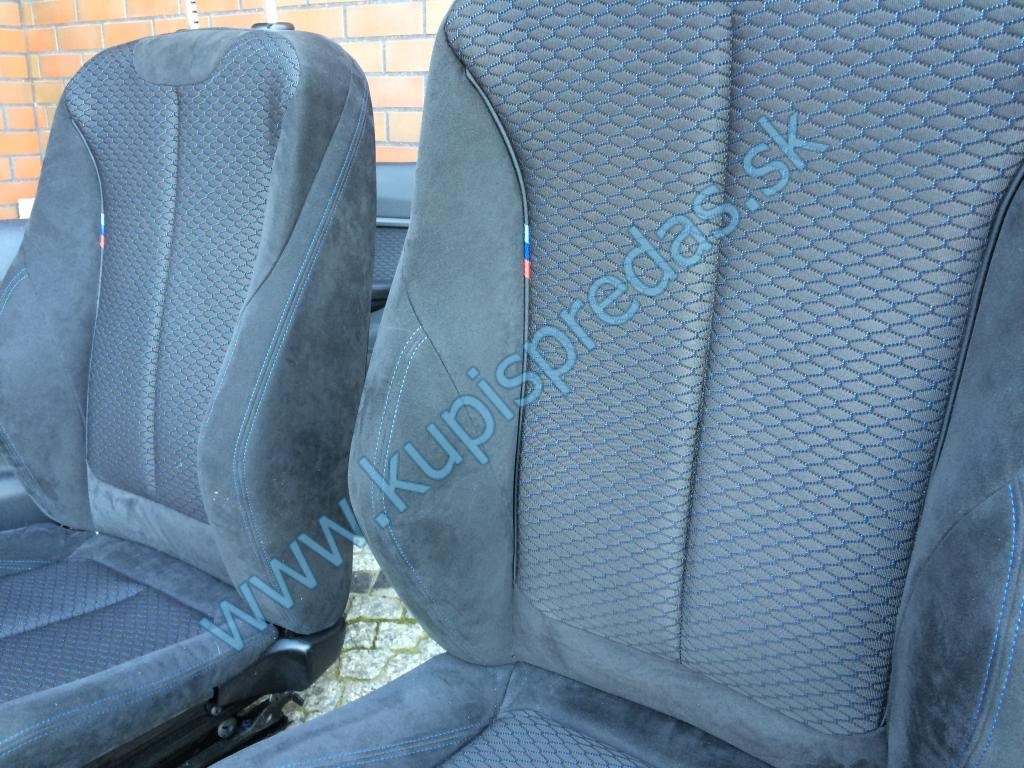 Predné-zadné alcantara sedačky + tapacíry BMW 3 F31 M-PACKET 